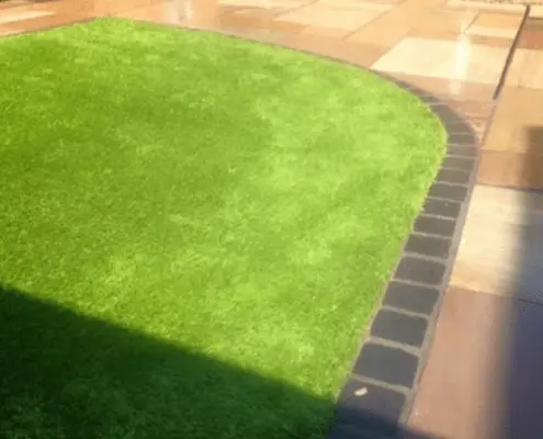 RLuggLawnandPatio New lawn and patio in gloucestershire by R lugg landscaping and gardening services