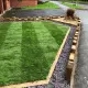 Plumb slate flowerbeds on house in gloucester
