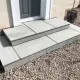 new patios steps to front of house